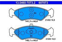 ATE - Remblokkenset - Set Assen - Vooras - Remsysteem ATE - 141,3 mm Breedte