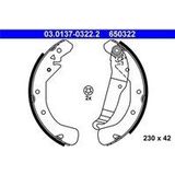 ATE - Remschoenen Set - Remschoenset - Achteras - 230 mm - 42 mm