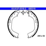 Nissan - Remschoenset - Achter - 295 mm - 52 mm