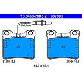 ATE Remblokkenset MERCEDES-BENZ 13.0460-7085.2 0034200020,A0024204820,A0034200020 0024204820