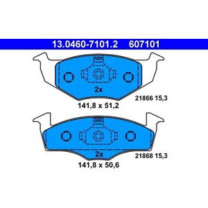 Remblokset ATE 13.0460-7101.2, voor