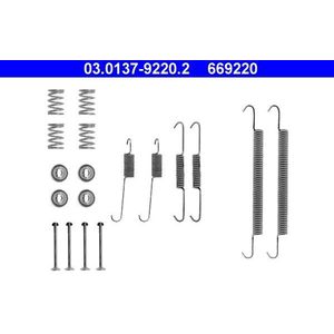 ATE Toebehoren, remschoen RENAULT,PEUGEOT,CITROËN 03.0137-9220.2 430855,7701204885