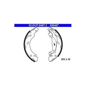 ATE Remschoenen SMART 03.0137-0487.2 0012172V001000000,4514230000,4514230008 Remschoenen Set,Remschoenset 4514230108