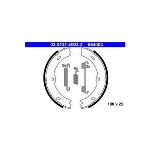 ATE - Remschoenset - Parkeerrem - Achteras - Voor voertuigen zonder elektrische handrem