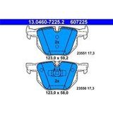 ATE - Remblokkenset - Set Assen - Voor Verhoogd Laadvermogen - Achteras
