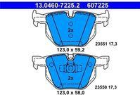ATE - Remblokkenset - Set Assen - Voor Verhoogd Laadvermogen - Achteras