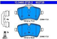 ATE - Remblokkenset - Set Assen - Vooras - Voorbereid Voor Slijtagewaarschuwing