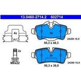 Remblokken Set - Mini - Achter - Set van 4 Remblokken - Voor Lucas / TRW Remsysteem