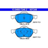 Renault - Remblokken Set - Voor - ATE - Set van 4 Remblokken