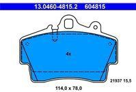 ATE Remblokkenset PORSCHE 13.0460-4815.2 98735193902,98735193903
