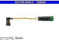 ATE Slijtage-Indicator Remblokken VW,MERCEDES-BENZ 24.8190-0424.2 2E0906206A,2E0906206C,9065401417 Waarschuwingscontact, remvoering-/blokslijtage
