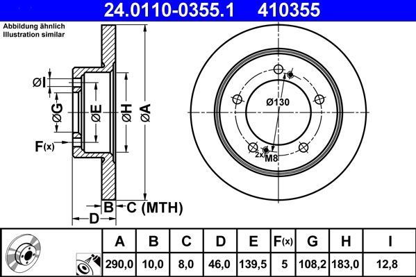 Suzuki - Remschijf - Gecoat - Buitendiameter 290 mm - Massief