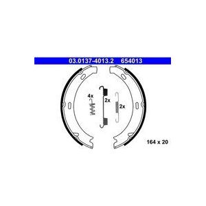 ATE Handrem MERCEDES-BENZ,CHRYSLER 03.0137-4013.2 05096552AA,05143676AA,5096552AA Remschoenset, parkeerrem 5143676AA,2034200120,4144200320,A2034200120