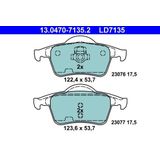 ATE - Ceramic - Remblokkenset - Achteras - Set assen