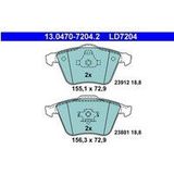 ATE - Ceramic - Remblokkenset - Vooras - Set assen
