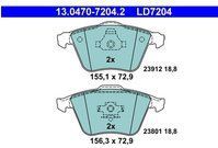 ATE - Ceramic - Remblokkenset - Vooras - Set assen
