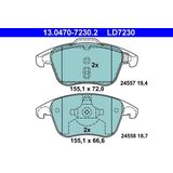 ATE Remblokkenset PEUGEOT,CITROËN,DS 13.0470-7230.2 LD7230,1636411180,425362 425397,425477,E172338