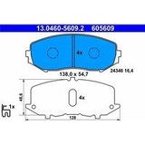 ATE - Remblokkenset - Vooras - Set assen - Met Slijtageindicator - Geschikt voor SUZUKI