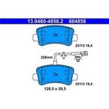ATE - Remblokkenset - Set Assen - Inclusief Slijtageindicator - Achteras