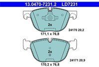 ATE - Ceramic - Remblokkenset - Vooras - Set assen