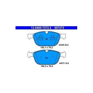 ATE - Remblokkenset - Vooras - Set assen - Voorbereid voor Slijtagewaarschuwing