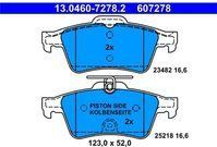 Peugeot - Remblokken Set - Achter - Set van 4 - ATE
