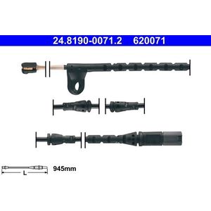 ATE - Slijtage-Indicator Remblokken - Waarschuwingscontact - Vooras Links - 945 mm