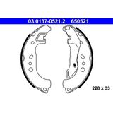 Remschoenset - Seat - Skoda Ate - 03.0137-0521.2 - Remsysteem AP LOCKHEED