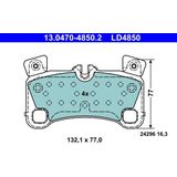 ATE Remblokkenset VW,AUDI,PORSCHE 13.0470-4850.2 LD4850,95535293962,7L0698451C 7L0698451E,7L0698451F,95535293961,95535293963,95535293964,95535293966