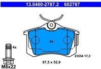 ATE - Remblokkenset - Set assen - Achteras