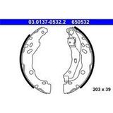 ATE - Remschoenen Set - Voor Renault en Dacia - Remschoenset 03.0137-0532.2