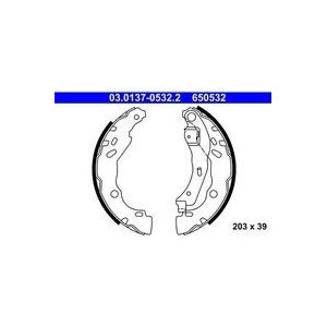 ATE - Remschoenen Set - Voor Renault en Dacia - Remschoenset 03.0137-0532.2