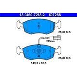ATE - Remblokkenset - Vooras - Set assen - Inclusief Slijtageindicator