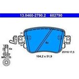 ATE - Remblokkenset - Achteras - Voor voertuigen met elektrische handrem