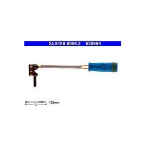ATE - Slijtage-Indicator Remblokken - Waarschuwingscontact - Vooras Rechts - MERCEDES-BENZ