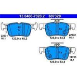 ATE - Remblokkenset - Set Assen - Voor Voertuigen Met Elektrische Handrem - Achteras