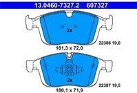 ATE - Remblokkenset - Vooras - Set assen - 13.0460-7327.2