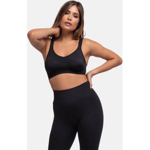 Dorina Racerback Sport BH - Flex - Stevige sport bh - Verstelbare bandjes - 75B - Zwart