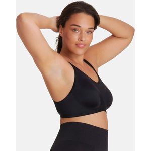 Flex - Racerback Sport BH - Zwart - 75% Polyamide, 15% Polyester, 10% Elastaan