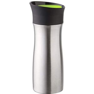 Helios Click'n'Drink thermobeker roestvrij staal Kiwi 0,3 liter