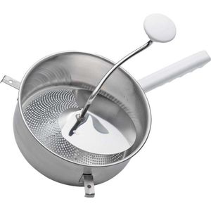 Westmark Pass sieve, diameter: 20 cm, stainless steel/wood, Freches Früchtchen, silver/black, 11982260