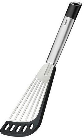 Gefu Pfannenwender  PRIMELINE ¦ silber ¦ Edelstahl,Silikon ¦ Maße (cm): B: 2,3 H: 31,6 Küchenzubehör & Helfer > Küchenhelfer - Höffner