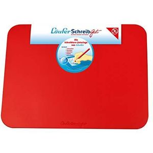 Läufer 38080 Scala bureauonderlegger, 45 x 65 cm, natuurlijk generfd rundleer, wit, handgemaakt van echt leer in Duitsland, bureauonderlegger van leer