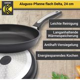 Aluguss Pfanne DELTA, 24 cm