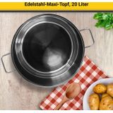 Maxitopf mit Glasdeckel 20 l