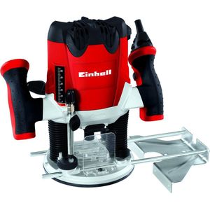 Einhell Elektrische Bovenfrees TE-RO 1255 E - 1200 W - 6 en 8 mm spantang - Snelheidsregeling - Incl. toebehoren