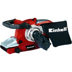 Einhell Elektrische Bandschuurmachine TE-BS 8540 E - 850 W - 300-400 t/min -Schuuroppervlak: 140x75 mm - Bandgrootte: 533x75 mm - Incl. Stofopvangbak en 1x Schuurband (K80)