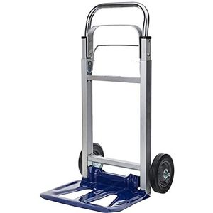 Einhell opvouwbare steekwagen - Aluminium frame, uitschuifbaar stuur, inklapbare steunbok, maximale belasting 90 kg