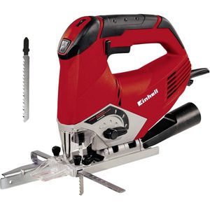 Einhell Elektrische Decoupeerzaag TE-JS 100 - 750 W - Slagfrequentie 800-3000 t/min - Slaghoogte: 23 mm - Versteksneden: max. 45° - Incl. 1 zaagblad - Incl. Transport-/Opbergkoffer