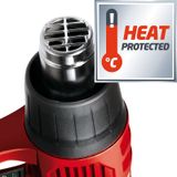 Einhell Elektrische Verfafbrander TH-HA 2000/1 - 2.000 W - 2 Temperatuurinstellingen 350°/550°